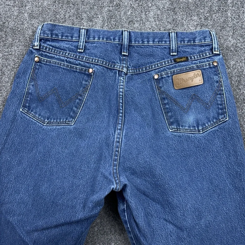 Wrangler Cowboy Cut Jeans Men 36x32 FITS 34x32 Original‎ Fit 100% Cotton 13MWZPW